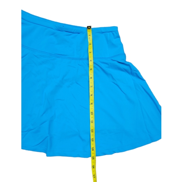 New  BlevonH Flouncy Turquoise Tennis Skirt M - Picture 6 of 12